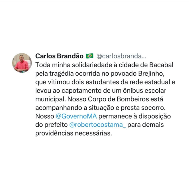 Acidente com ônibus escolar em Bacabal deixa duas crianças mortas e várias feridas