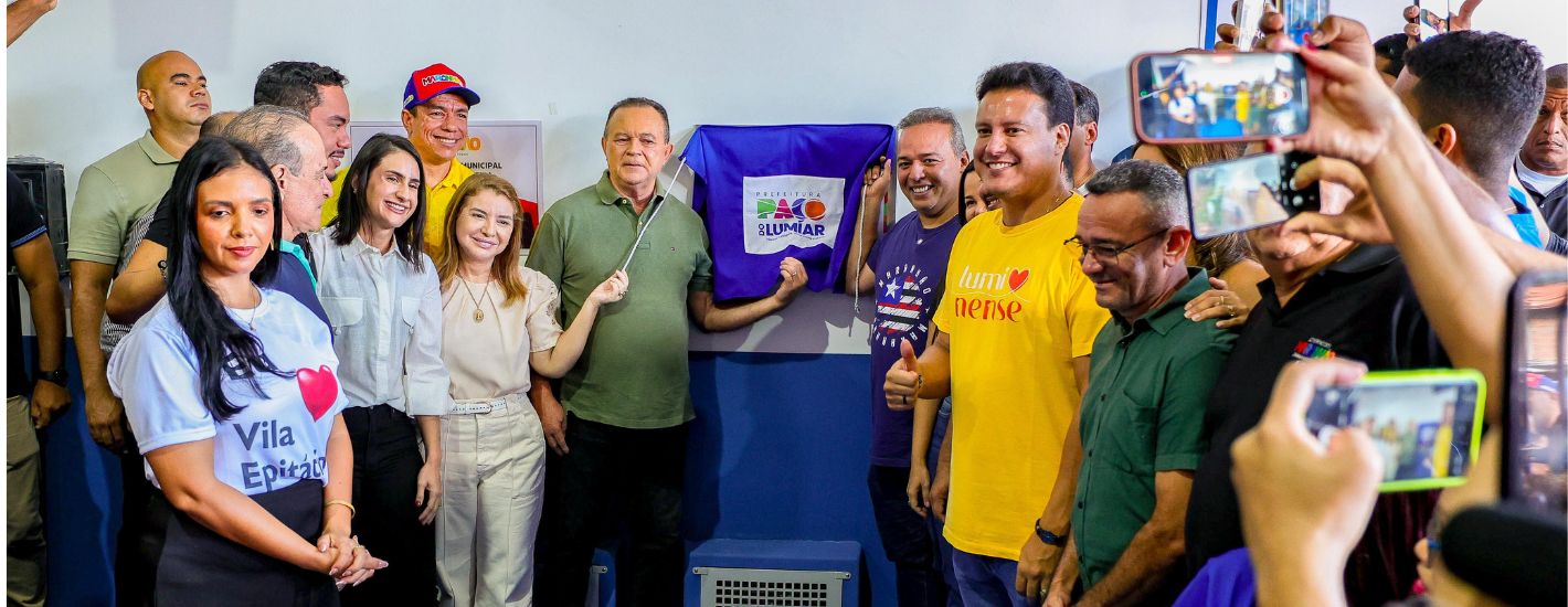 Iracema Vale ressalta caráter municipalista do Governo do Estado durante inaugurações em Paço do Lumiar