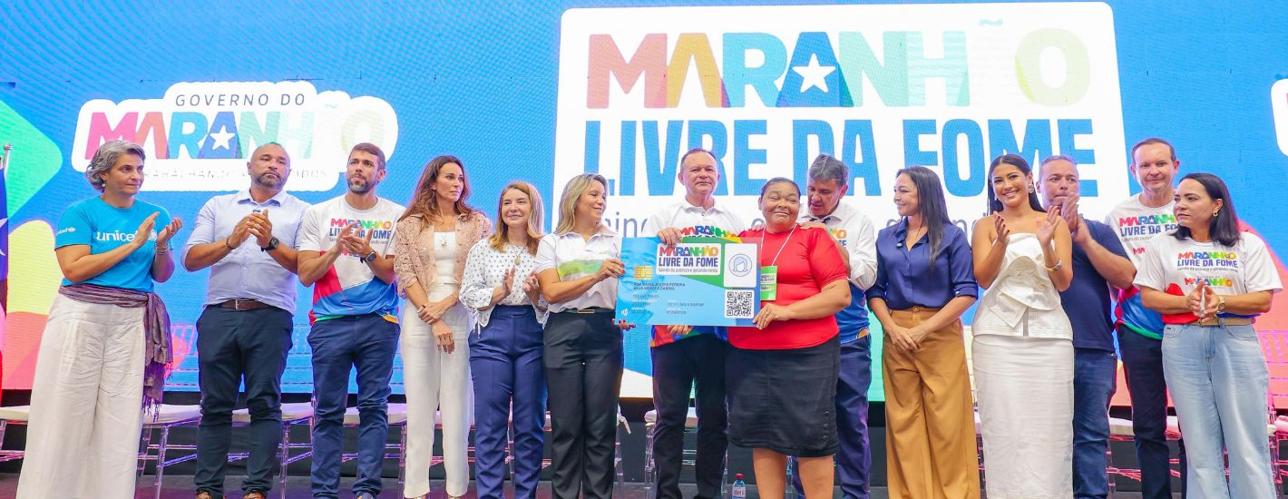 Iracema Vale participa do lançamento do programa Maranhão Livre da Fome